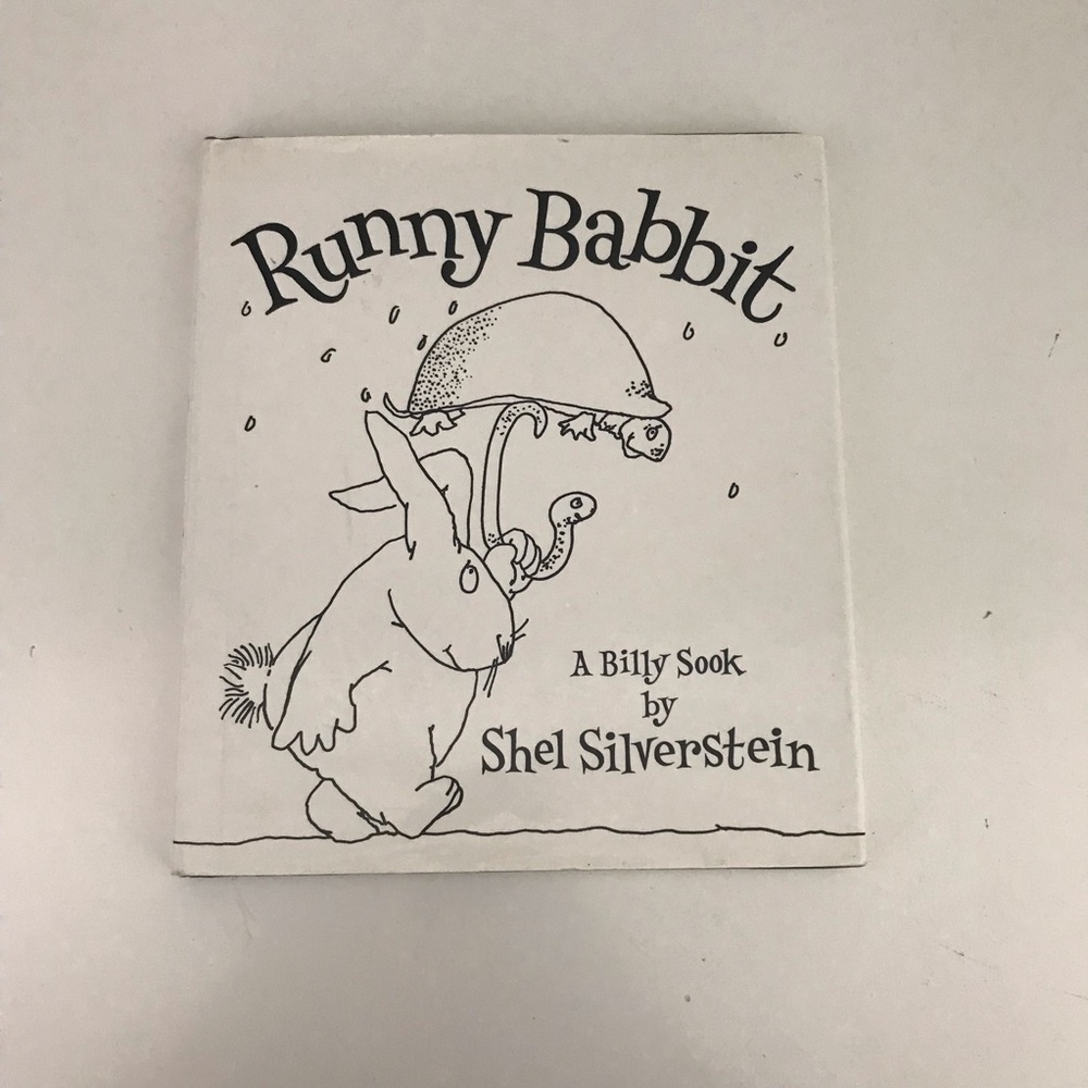 Runny Babbit Hardcover Book by Shel Silverstein, Funny, Silly